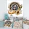 Designart Thanksgiving Vintage Turkey, Sunflowers & Pumpkin Farmhouse Canvas Wall Art